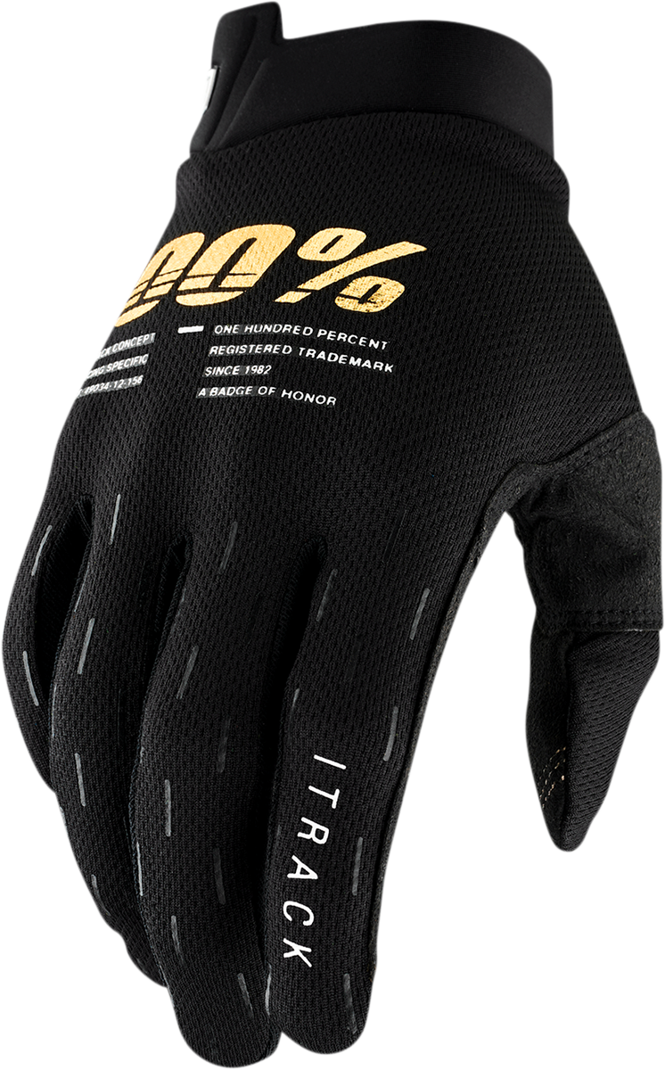 Guantes 100% iTrack - Negro - XL 10008-00008