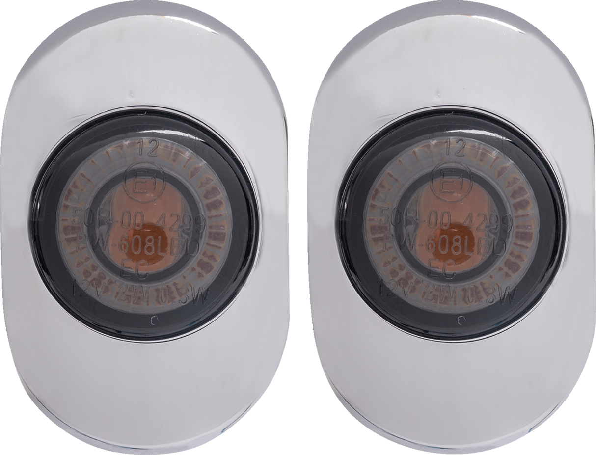 Luz con ojal para antena KODLIN MOTORCYCLE - Cromo K68496