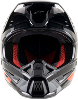ALPINESTARS SM5 Motorcycle Helmet - Rover - Gray/Red - Medium 8303921-1392-MD
