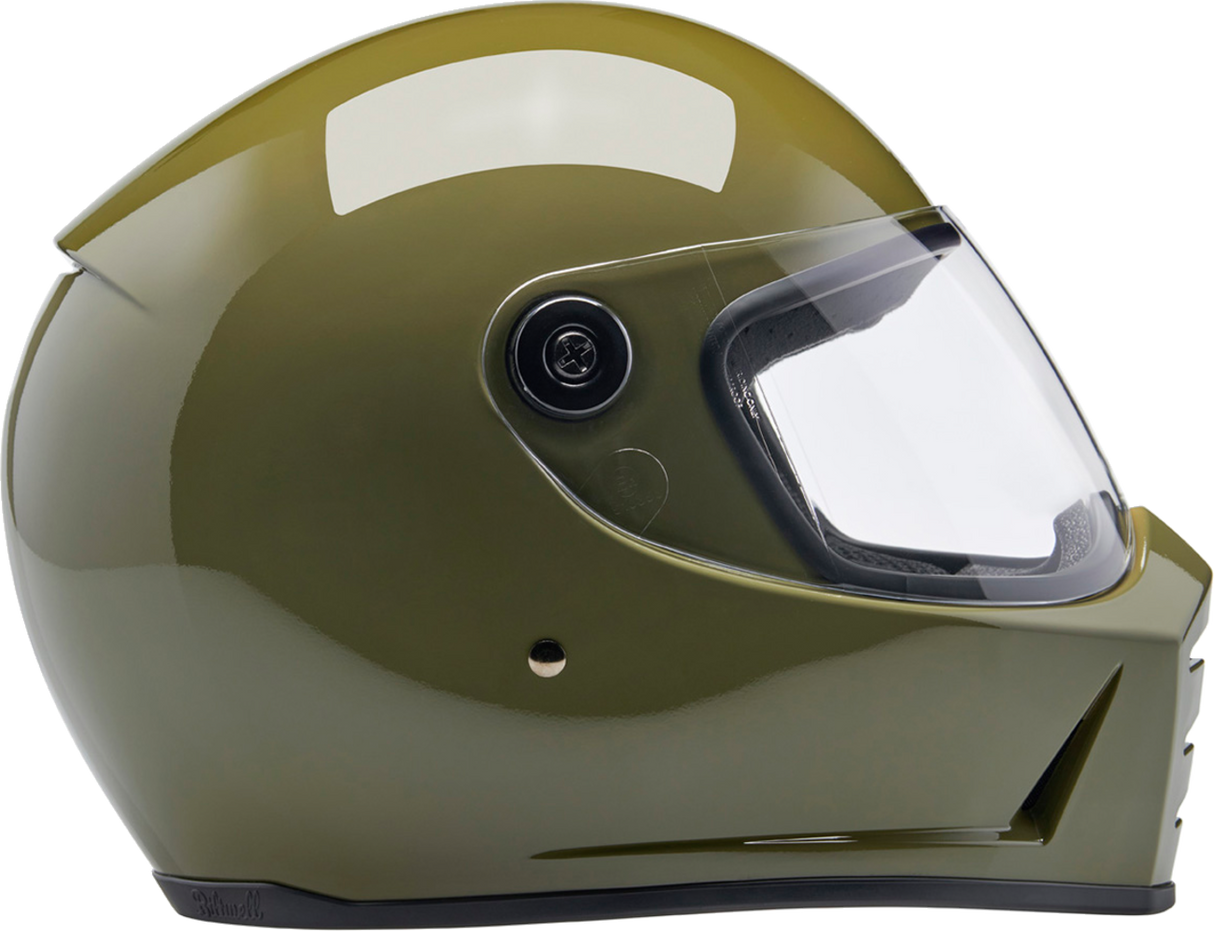 Casco BILTWELL Lane Splitter - Verde oliva brillante - Pequeño 1004-154-502 