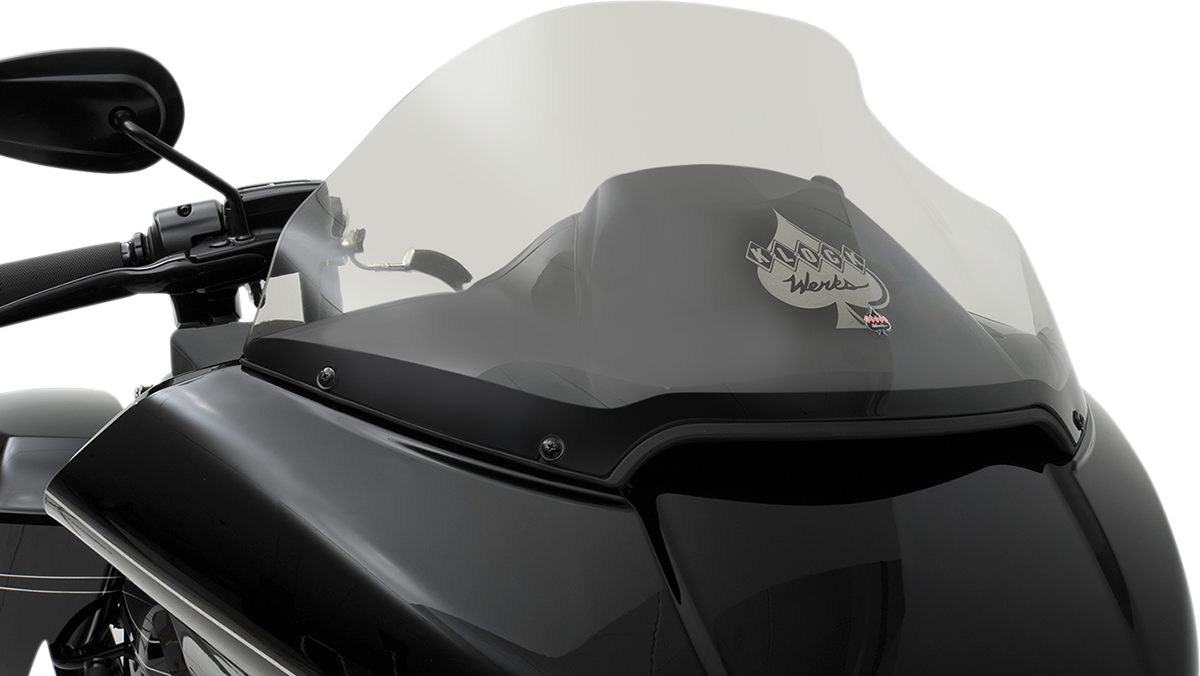 Klock Werks Flare™ Windshield for Harley Davidson Road Glide FLTR Models 2015-2024, 14" (35.5 CM) Dark Smoke KWW-01-0317
