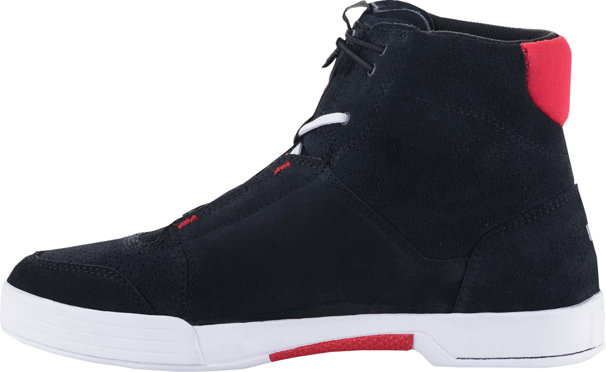 Zapatos ALPINESTARS Chrome - Negro/Blanco/Rojo - Talla 9.5 (EE. UU.) 251232213050