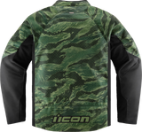 Chaqueta ICON Hooligan CE Tiger's Blood - Verde - 3XL 2820-6157