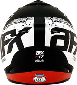 AFX FX-17 Motorcycle Helmet - Attack - Matte Black/Red - XL 0110-7152