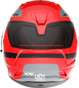 Casco de motocicleta 6D ATS-1R - Wyman - Rojo/Gris - 2XL 30-0739 
