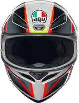 Casco de moto AGV K1 S - Blipper - Gris/Rojo - Pequeño 2118394003030S