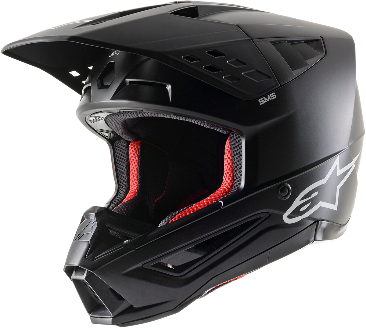 ALPINESTARS SM5 Motorcycle Helmet - Solid - Matte Black - Medium 8303121-110-MD