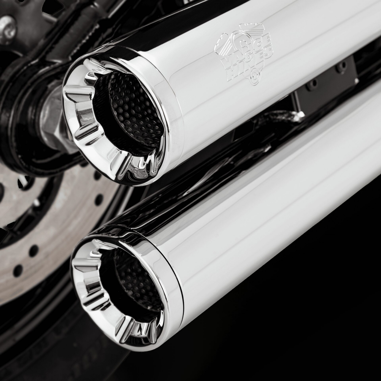 Vance u0026 Hines ハーレー エリミネーター300 スリップオンマフラー