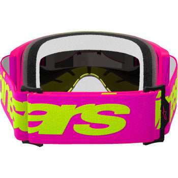 Gafas de visión ALPINESTARS Vision 5 - Marca denominativa - Rosa/Amarillo Fluo - Espejo rojo 5102425-3085 