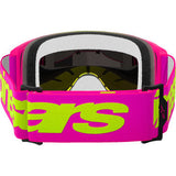 Gafas de visión ALPINESTARS Vision 5 - Marca denominativa - Rosa/Amarillo Fluo - Espejo rojo 5102425-3085 