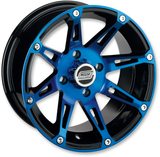 Rueda MOOSE UTILITY - 387X - Delantera - Anodizada Azul/Negra - 14x7 - 4/110 - 4+3 387ML147110BWB4 
