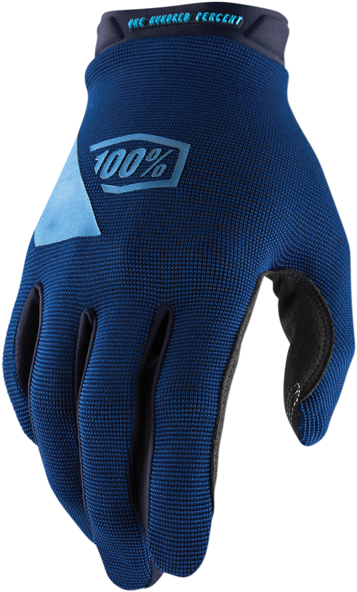Guantes 100% Ridecamp - Azul marino - Pequeños 10011-00015