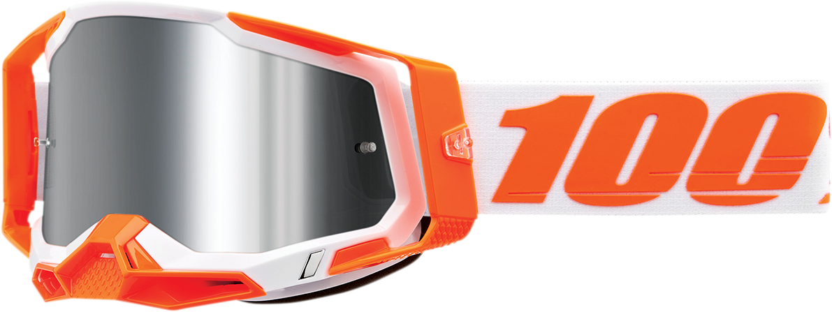 Gafas 100% Racecraft 2 - Naranja - Espejo plateado con destellos 50010-00013