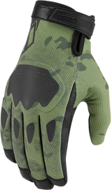 Guantes ICON Hooligan™ CE - Camuflaje verde - XL 3301-4405