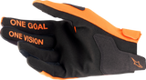 Guantes ALPINESTARS Radar - Naranja intenso/Negro - Grandes 3561824-411-L