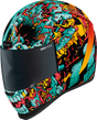 ICON Airform™ Motorcycle Helmet - Munchies - MIPS® - Blue - 3XL 10117046