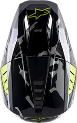 ALPINESTARS SM5 Motorcycle Helmet - Rover - Gray/Yellow - Large 8303921-1592-LG