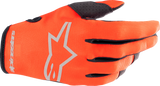 Guantes ALPINESTARS Radar - Naranja intenso/Negro - Mediano 3561823-411-M