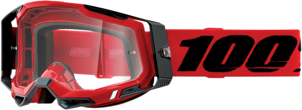 Gafas 100% Racecraft 2 - Rojas - Transparentes 50009-00003