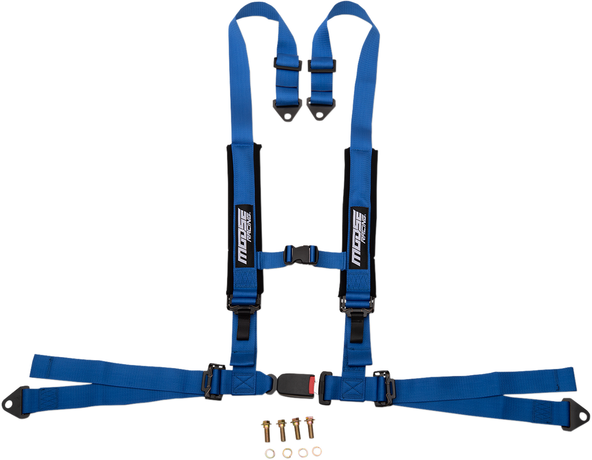 Arnés de asiento MOOSE UTILITY - 4 puntos - 2x2 - Azul 100-4404-PU 