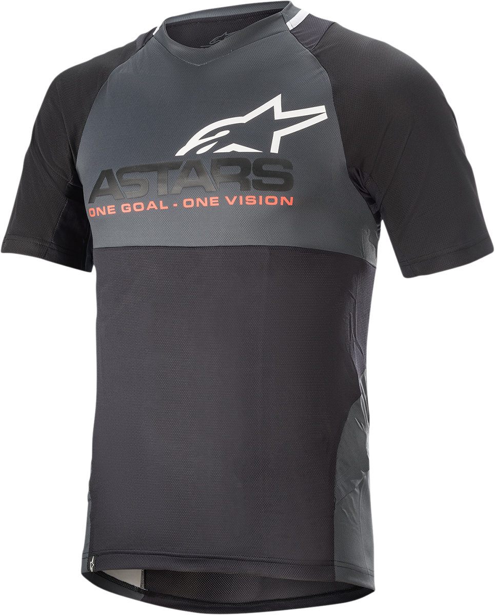 Maillot ALPINESTARS Drop 8.0 - Manga corta - Negro/Coral - XL 1766621-1793-XL