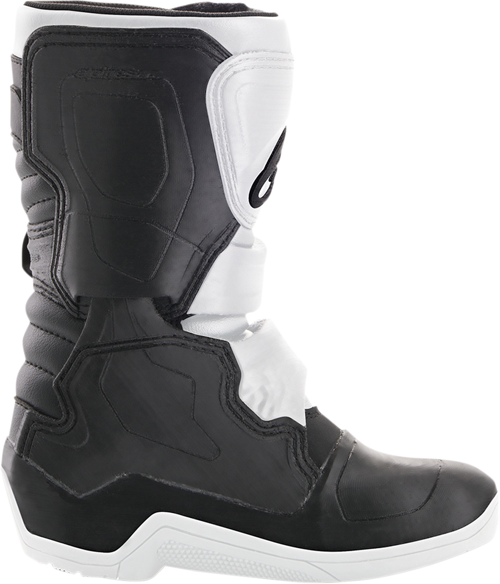 Botas ALPINESTARS Youth Tech 3S - Negro/Blanco - Talla 12 (EE. UU.) 2014518-12-12