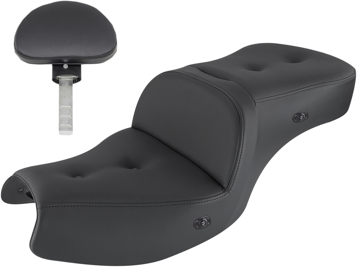 Asiento de sofá de carretera con calefacción y almohada SADDLEMEN - Con respaldo I20-06-181BRHCT 
