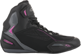 Zapatillas ALPINESTARS Faster-3 Drystar® para mujer - Negro/Gris/Rosa - Talla 6 de EE. UU. 25409191139-6