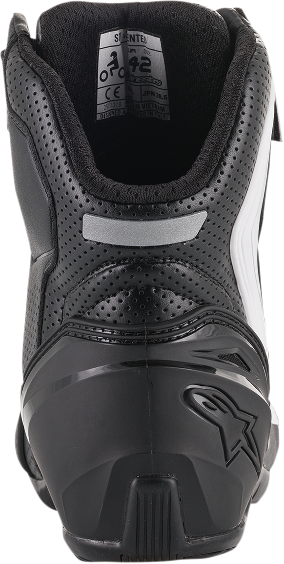 Zapatillas ALPINESTARS SP-1 v2 con ventilación - Negro/Blanco - Talla 8 de EE. UU. / 42 de UE 25113181242