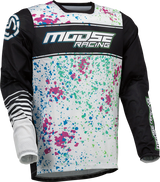 Camiseta MOOSE RACING Sahara - Negro/Blanco - XL 2910-7441 