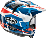 Casco de motocicleta ARAI XD-4 - Depart - Blanco/Azul - 2XL 0140-0237 