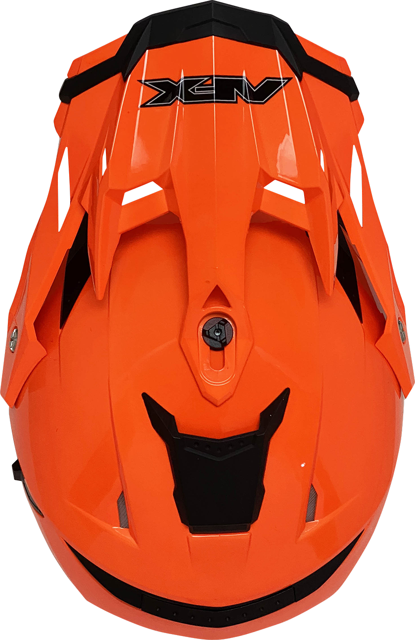 Casco de motocicleta AFX FX-41DS - Naranja de seguridad - XS 0110-3766 