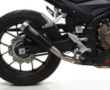 71980PRN Escape deslizante Arrow Pro-Race, nicromo oscuro para Honda CBR500R 24-25 