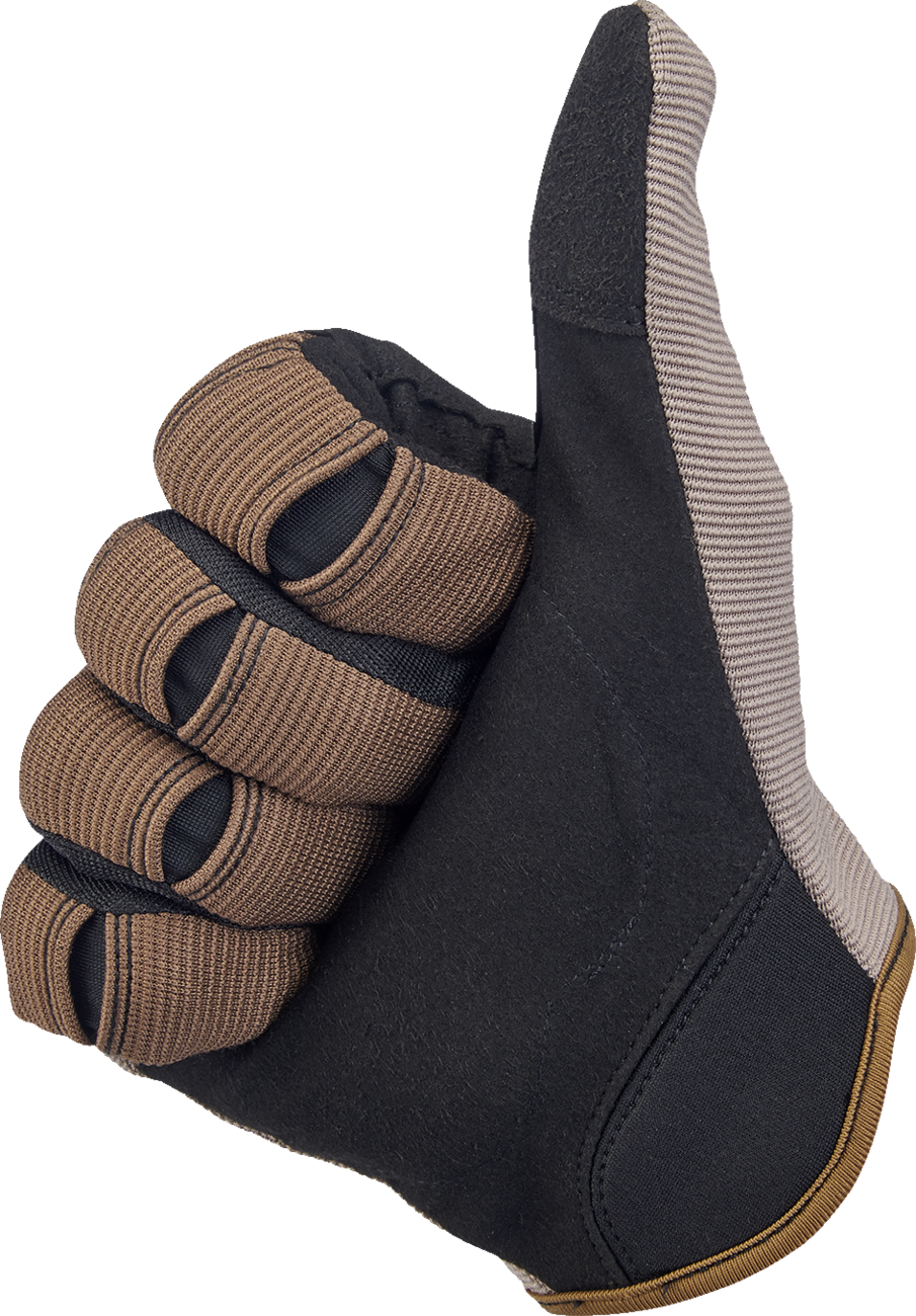 Guantes de moto BILTWELL - Coyote/Negro - Medianos 1501-1301-003 