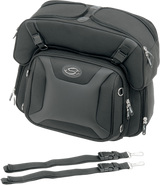 SADDLEMEN FTB2500 Sport Sissy Bar y bolsa combinada 3515-0141 