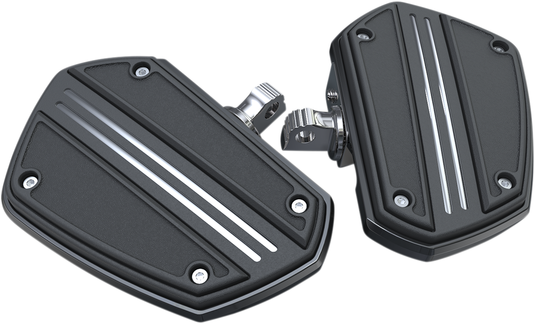 Tablero de doble riel CIRO - Con adaptador - Negro 60221 