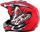 AFX FX-17 Motorcycle Helmet - Butterfly - Matte Ferrari Red - XL 0110-7120
