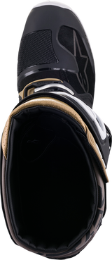 Botas ALPINESTARS Tech 7 Enduro Drystar® - Negro/Gris/Dorado - Talla 12 de EE. UU. 2012620-1959-12