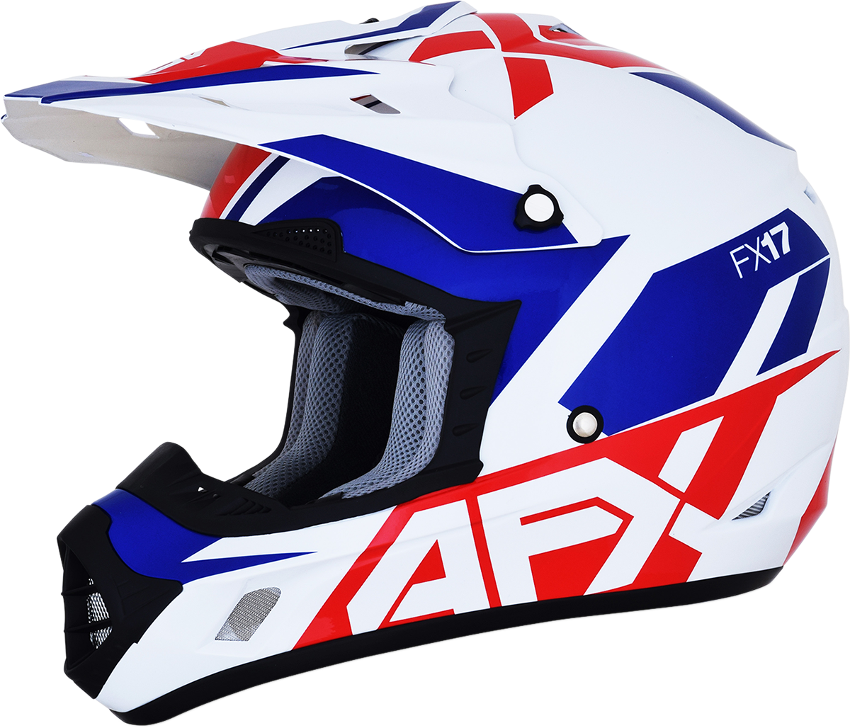 afx dirt bike helmet FX-17 Motorcycle - Aced - Red/White/Blue __rel:sling_backpack_in_evoluzione_leather_eclipse_black_srevlmml716515y292 Size:36 (fits size 34 pants) Large Cute Floral Makeup