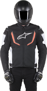 Chaqueta ALPINESTARS T-GP R v2 Air - Negro/Blanco/Rojo - Talla pequeña 3305619-1231-S