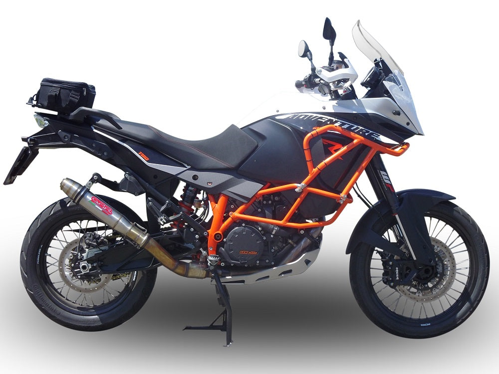 KTM LC8 Adventure 1050 2015-2016  Exhaust GPR Slip-on Deeptone Inox