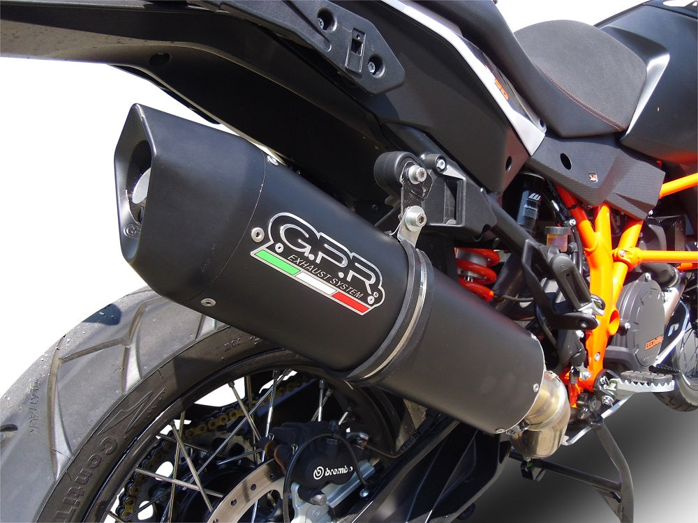 KTM LC8 Adventure 1050 2015-2016  Exhaust GPR Slip-on Furore Nero