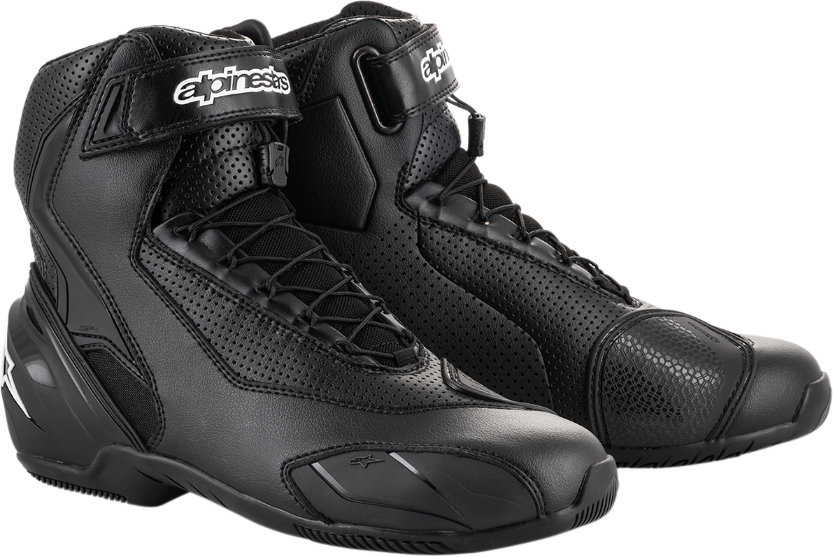 Zapatillas ALPINESTARS SP-1 v2 con ventilación - Negras - Talla 6.5 EE. UU. / 40 UE 2511318110040