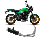 74510RBNW Escape Arrow Rebel Full System Nichrome Dark Kawasaki Z650RS 2022-2024 Tapa trasera en aluminio pulido