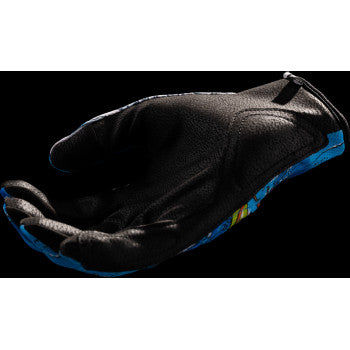 Guantes ICON Hooligan™ Dino Fury - Azul - Grande 3301-4637