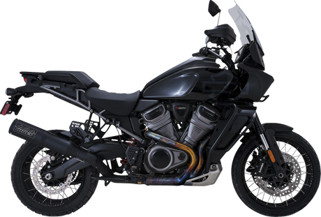 Vance & Hines Adventure Hi-Output 450 Slip-On Exhaust installed on Harley-Davidson Pan America 1250 side view