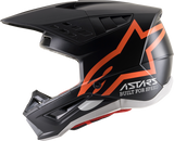 Casco de moto ALPINESTARS SM5 - Compass - Negro mate/Naranja fluorescente - 2XL 8303321-1149-2X