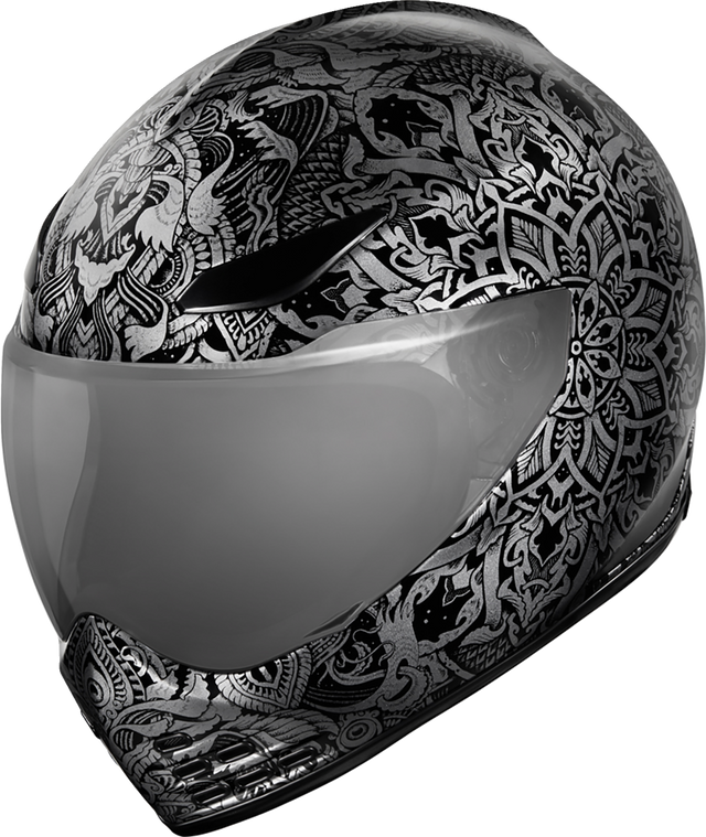 ICON Domain™ Motorcycle Helmet - Gravitas - Black - Small 0101-14959