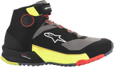 Zapatillas ALPINESTARS CR-X Drystar® - Negro/Rojo/Amarillo Fluorescente - Talla 8 de EE. UU. 261182015388