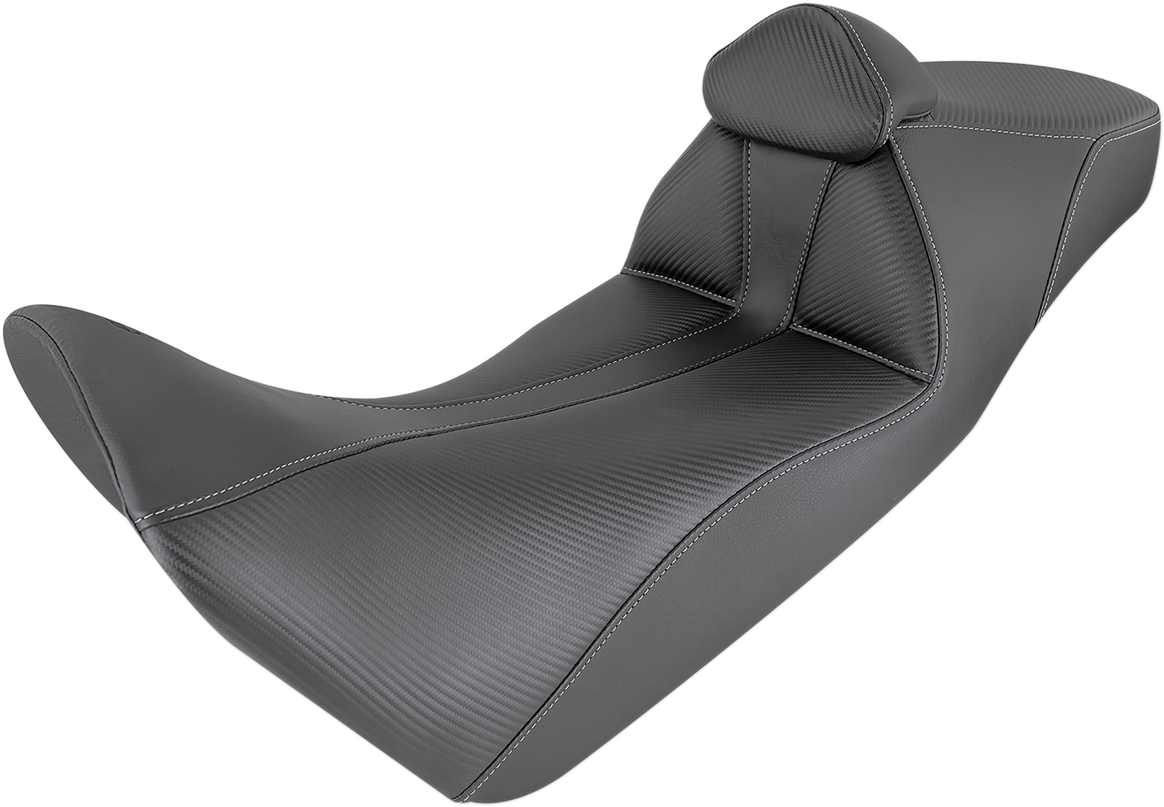 Asiento SADDLEMEN Adventure Tour - Bajo - Respaldo lumbar - Negro - CRF1000 '16-'19 0810-H049BR 